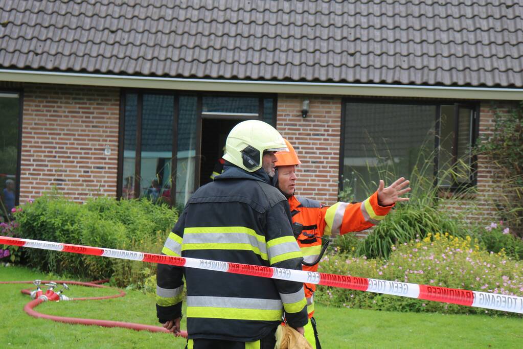 Woning ontruimd na brand tijdens werkzaamheden