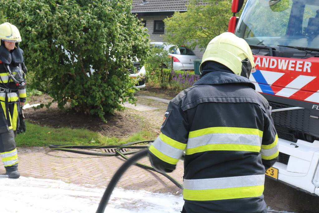 Woning ontruimd na brand tijdens werkzaamheden