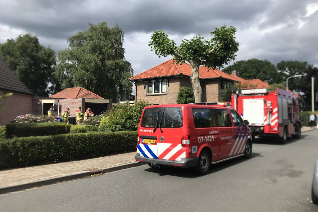 Woning vol rook na vergeten pan op het vuur