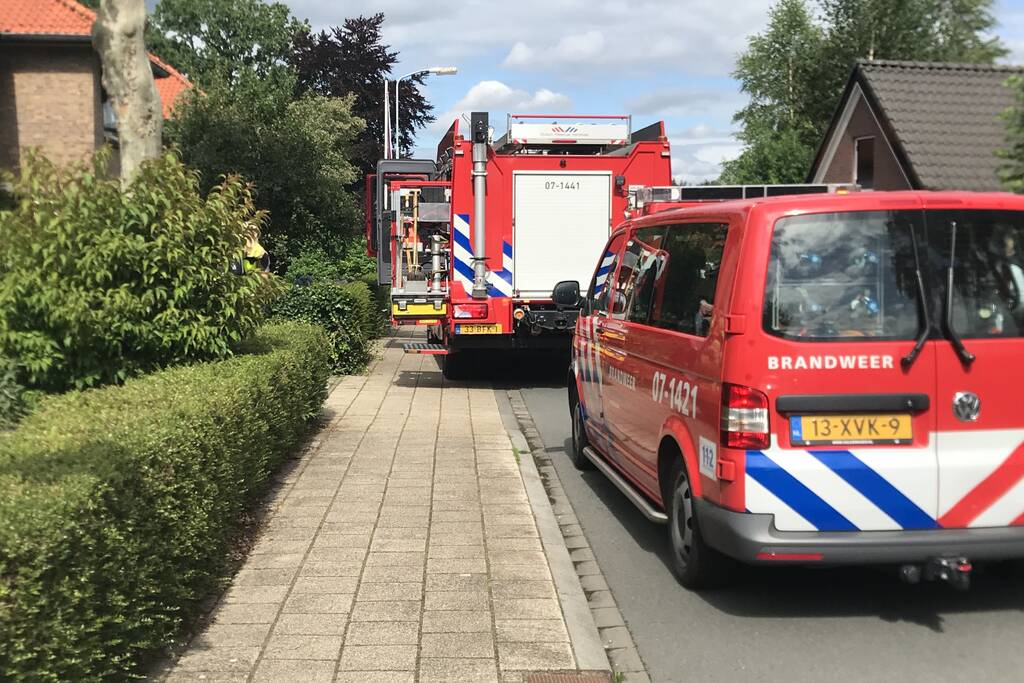 Woning vol rook na vergeten pan op het vuur