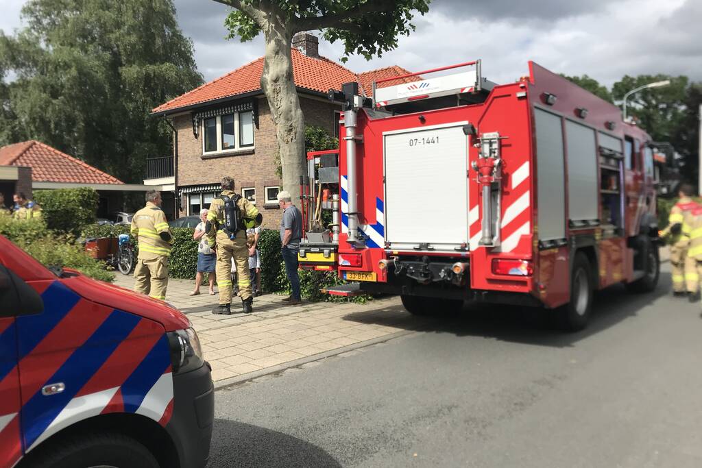 Woning vol rook na vergeten pan op het vuur