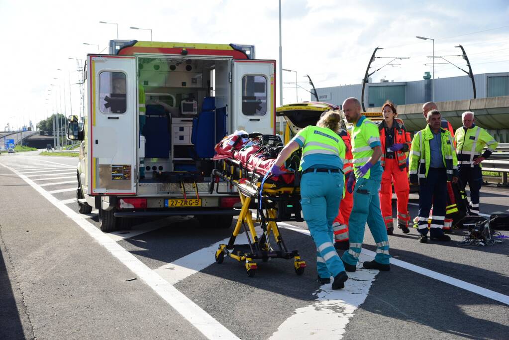 Motorrijder zwaargewond na ongeval