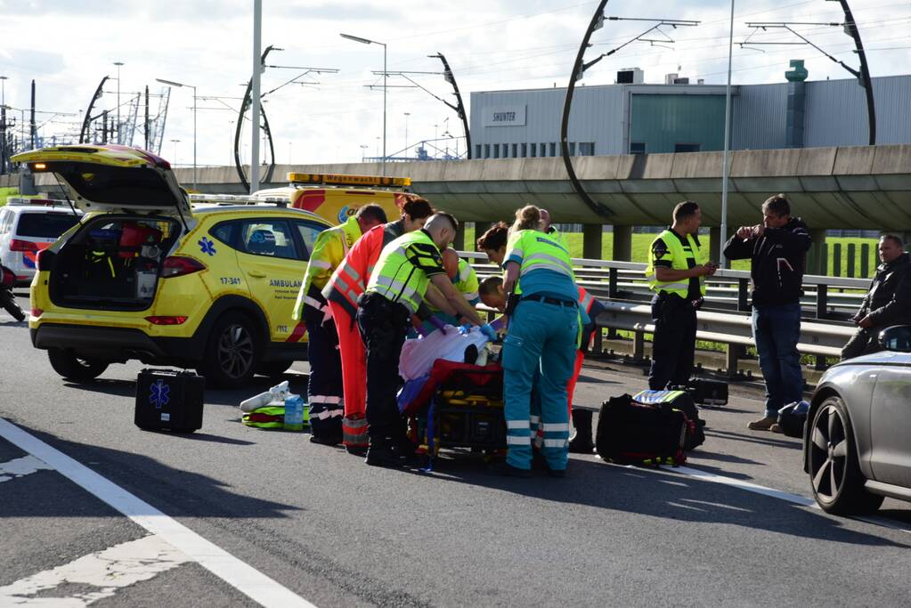 Motorrijder zwaargewond na ongeval