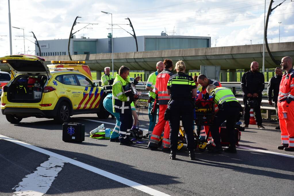 Motorrijder zwaargewond na ongeval