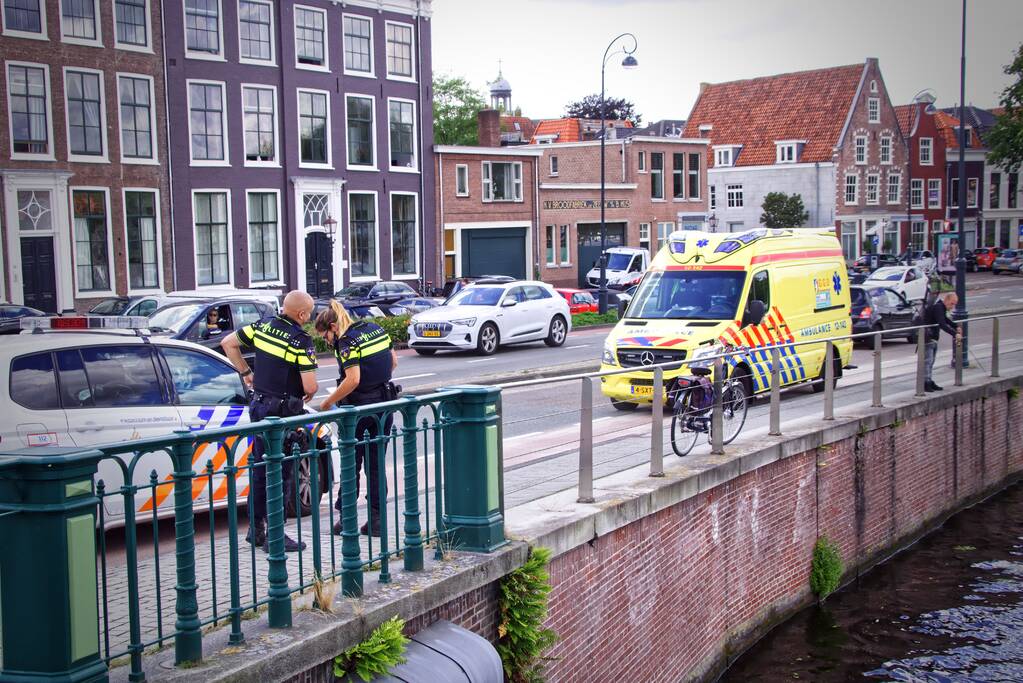 Man gewond na val met fiets