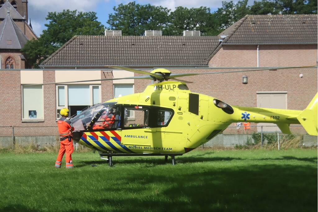 Traumahelikopter ingezet voor medische noodsituatie