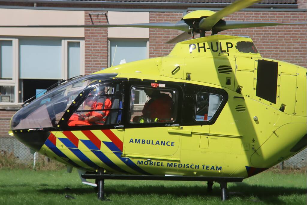 Traumahelikopter ingezet voor medische noodsituatie