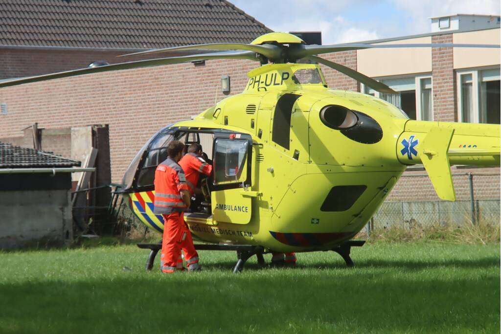 Traumahelikopter ingezet voor medische noodsituatie