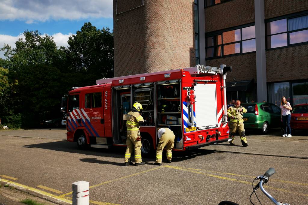 Veel bekijks bij brand