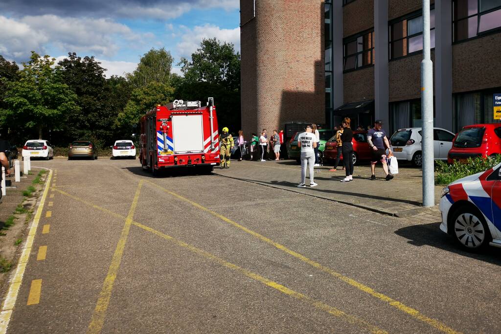 Veel bekijks bij brand