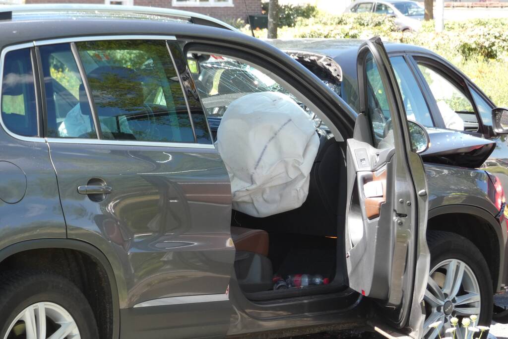 Veel schade bij kettingbotsing