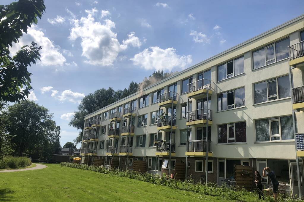 Veel rook bij brand in appartement