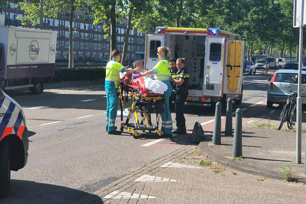 Fietser gewond bij aanrijding met auto