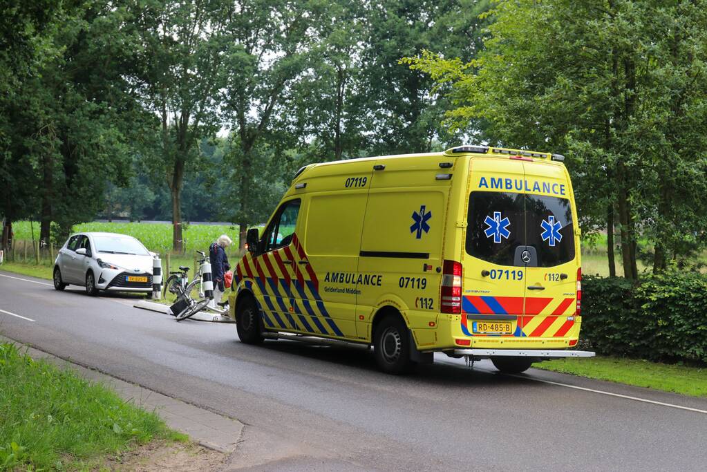 Fietsster gewond na lelijke val