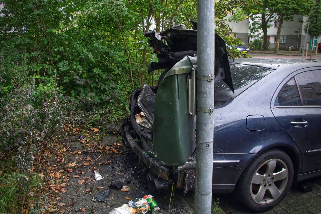 Onderzoek naar autobrand in Parkwijk
