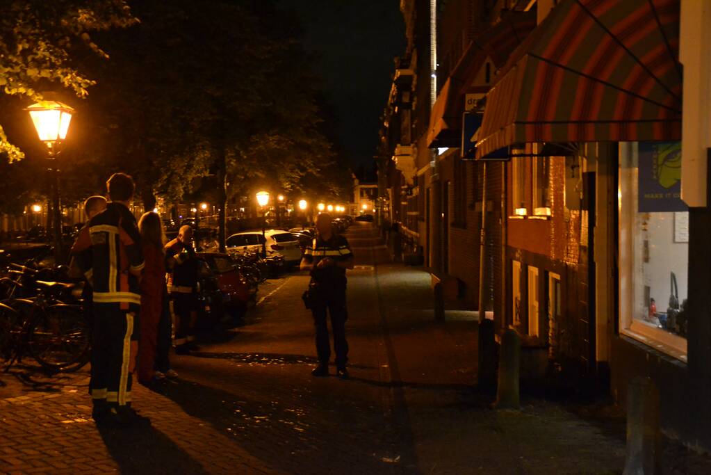 Deel zonnescherm afgebrand