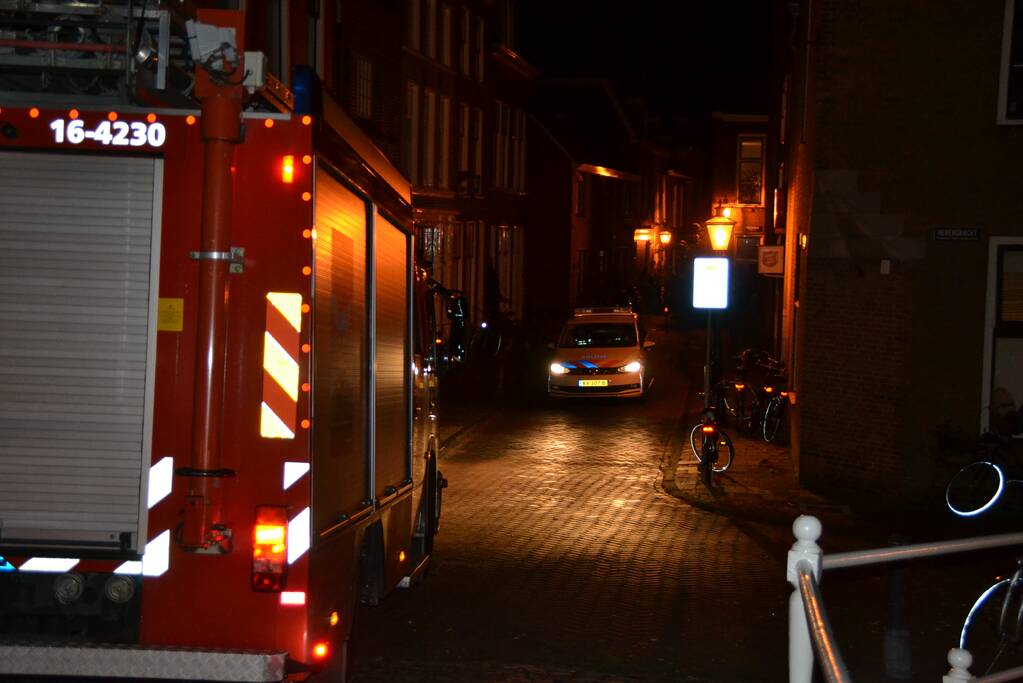 Deel zonnescherm afgebrand