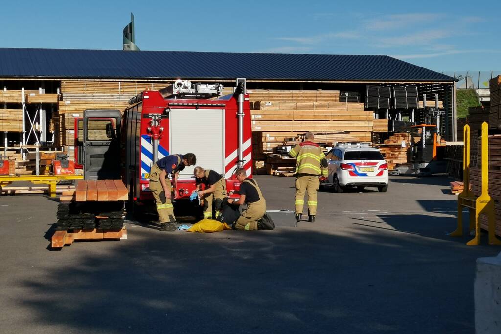 Persoon vast in freesmachine