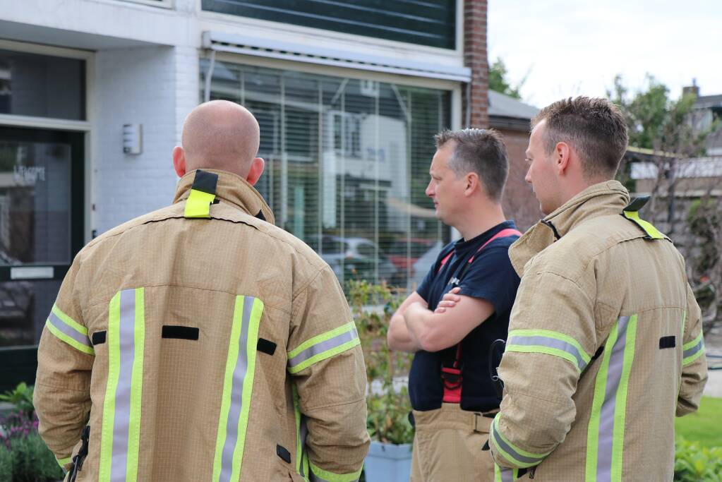 Woning ontruimd vanwege brand in keuken