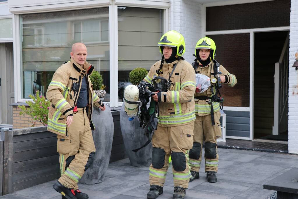 Woning ontruimd vanwege brand in keuken