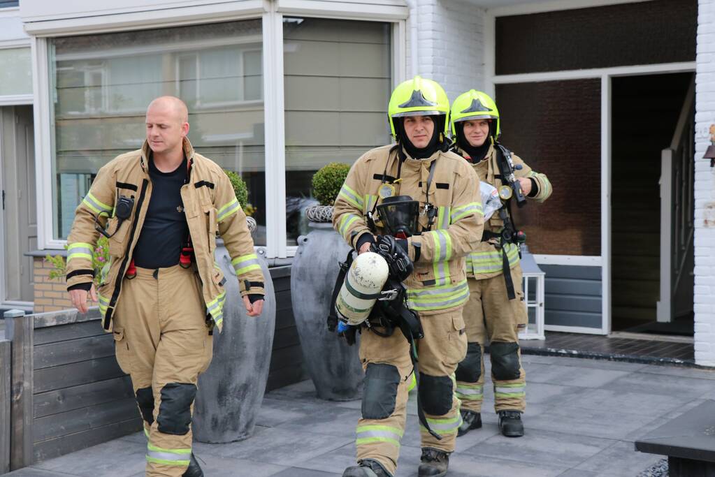 Woning ontruimd vanwege brand in keuken