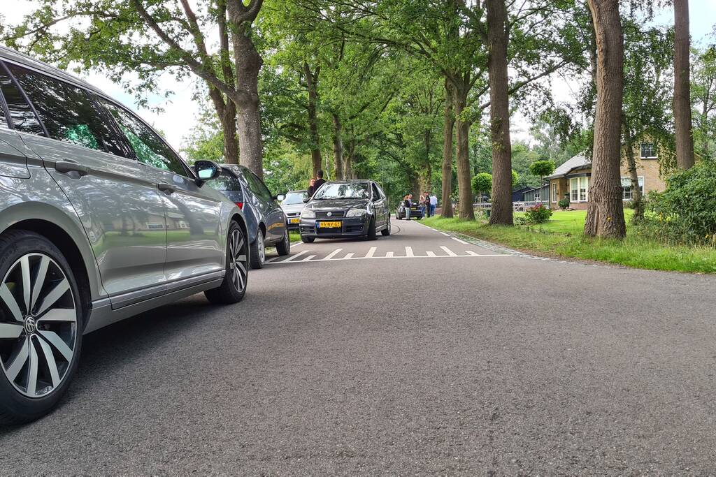 Dure Tesla beschadigd na botsing