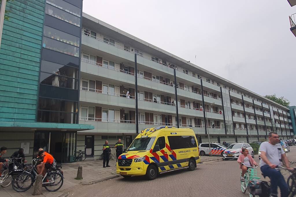 Traumahelikopter landt voor incident