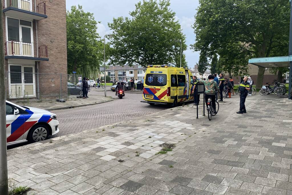 Traumahelikopter landt voor incident
