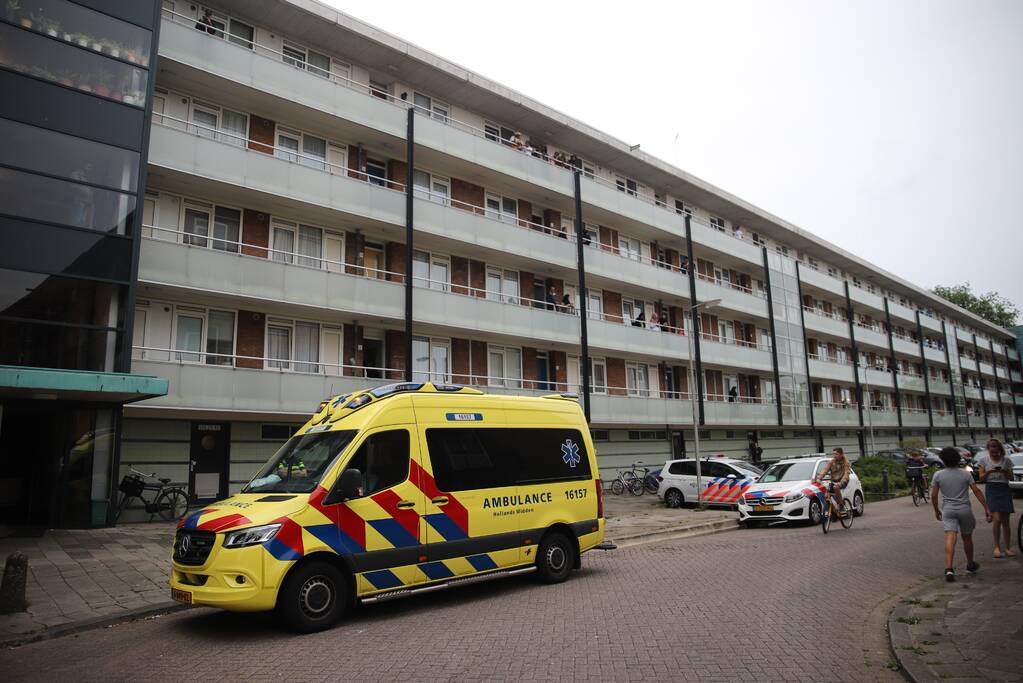 Traumahelikopter landt voor incident