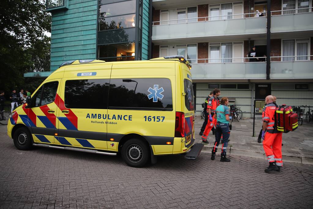 Traumahelikopter landt voor incident