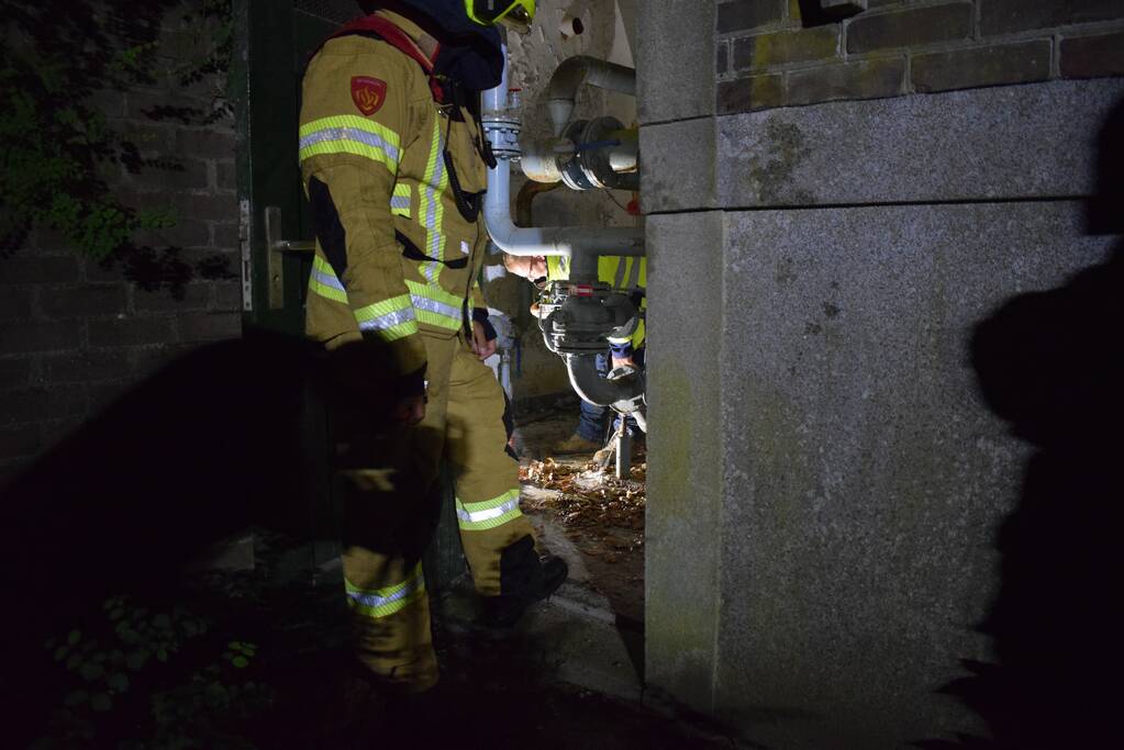 Brandweer onderzoekt gas lekkage