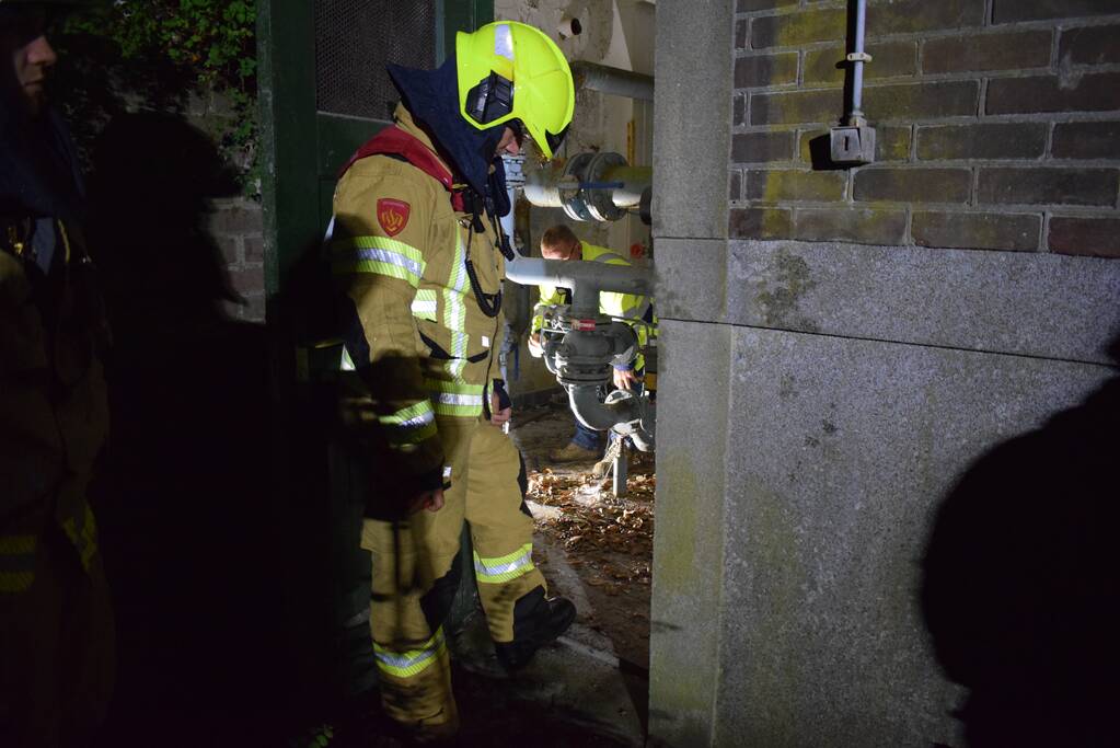 Brandweer onderzoekt gas lekkage