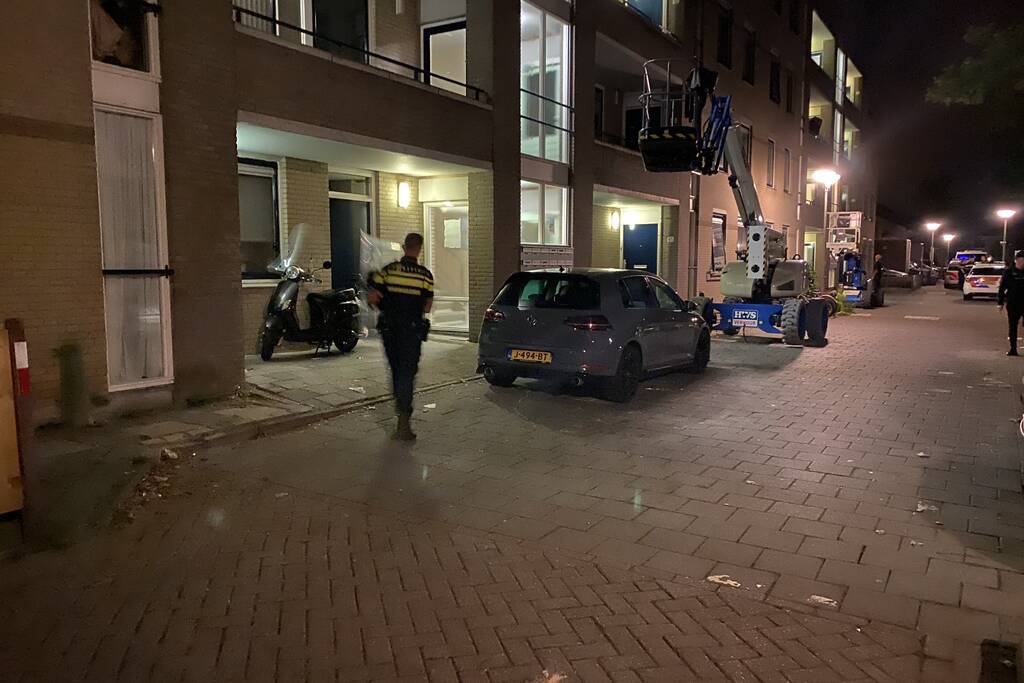 Grote politiemacht op de been in Goverwelle, verdachte aangehouden