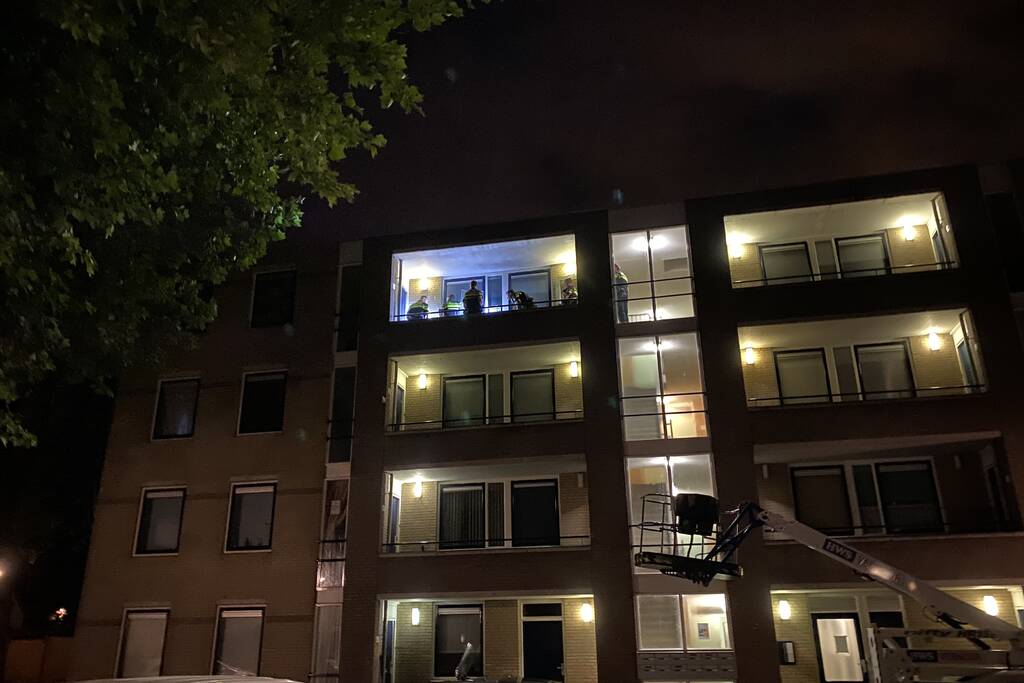 Grote politiemacht op de been in Goverwelle, verdachte aangehouden