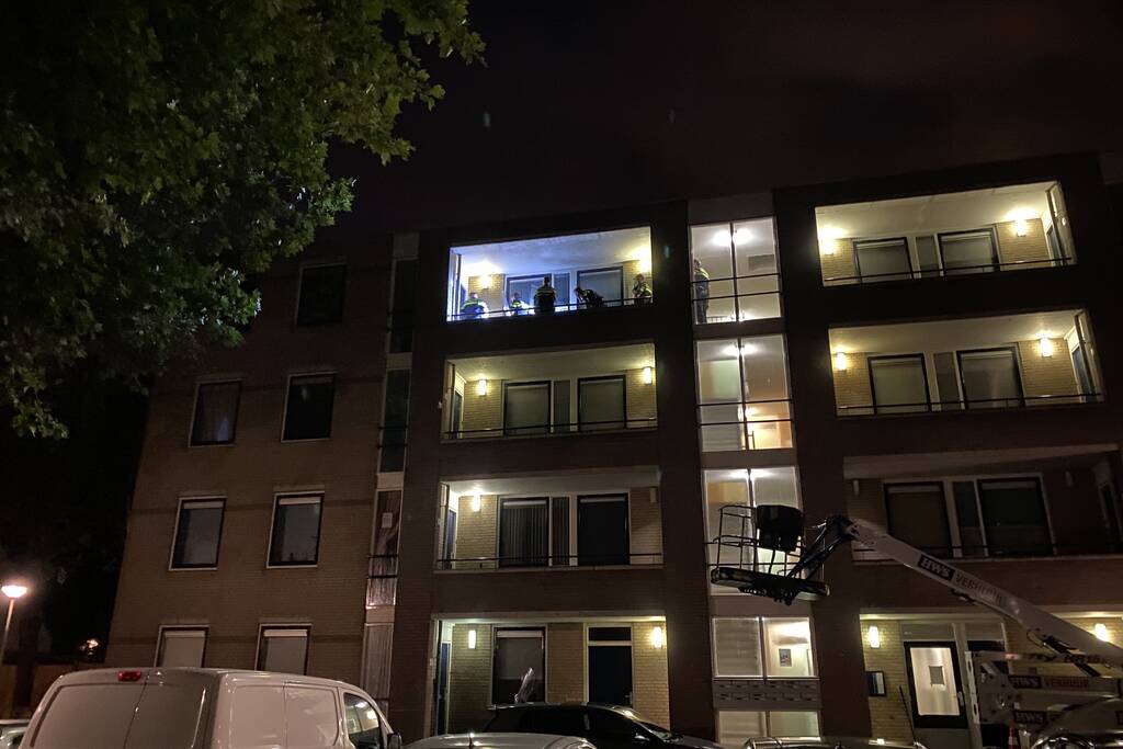 Grote politiemacht op de been in Goverwelle, verdachte aangehouden