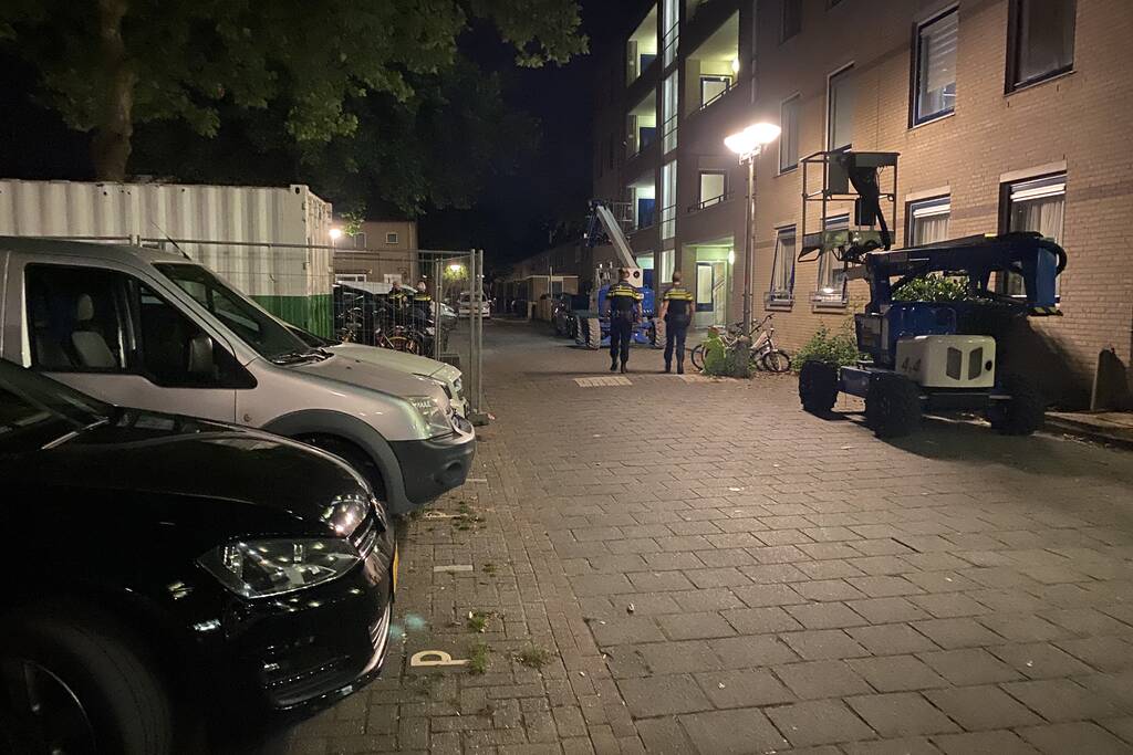 Grote politiemacht op de been in Goverwelle, verdachte aangehouden