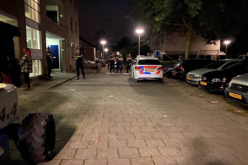 Grote politiemacht op de been in Goverwelle, verdachte aangehouden