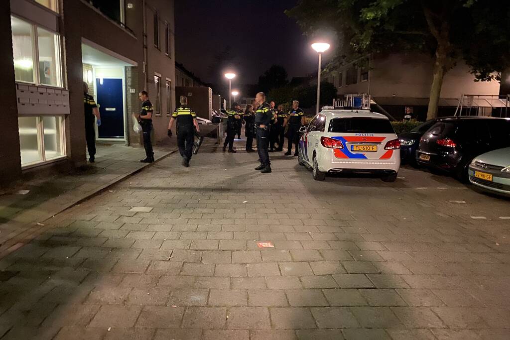 Grote politiemacht op de been in Goverwelle, verdachte aangehouden