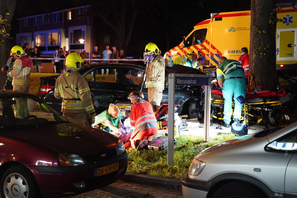 Drie zwaargewonden na ernstig ongeval
