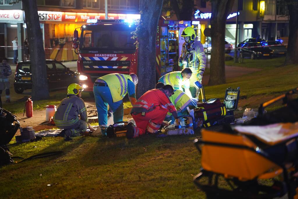 Drie zwaargewonden na ernstig ongeval