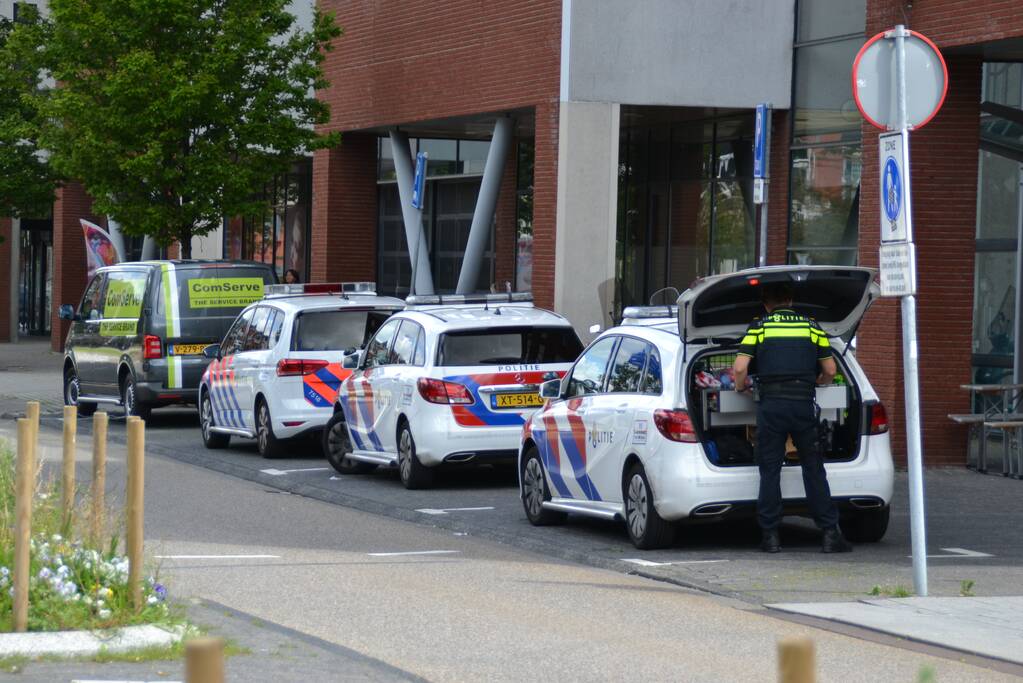 Brand in meterkast van kantoorpand Level