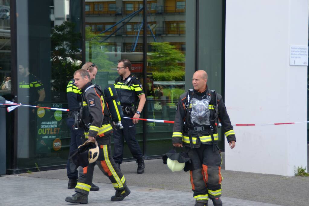 Brand in meterkast van kantoorpand Level