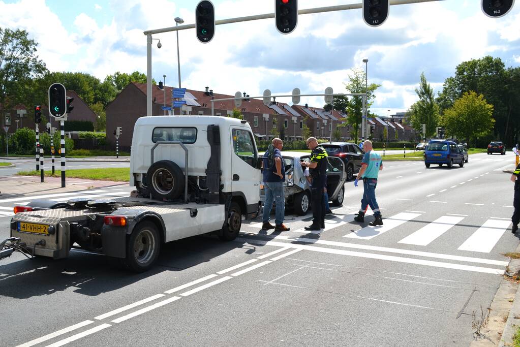 Gewonde bij kop-staartbotsing