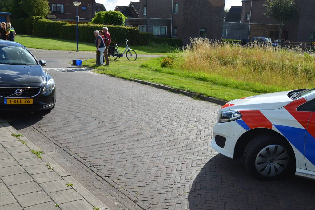 Fietsster gewond na botsing met auto
