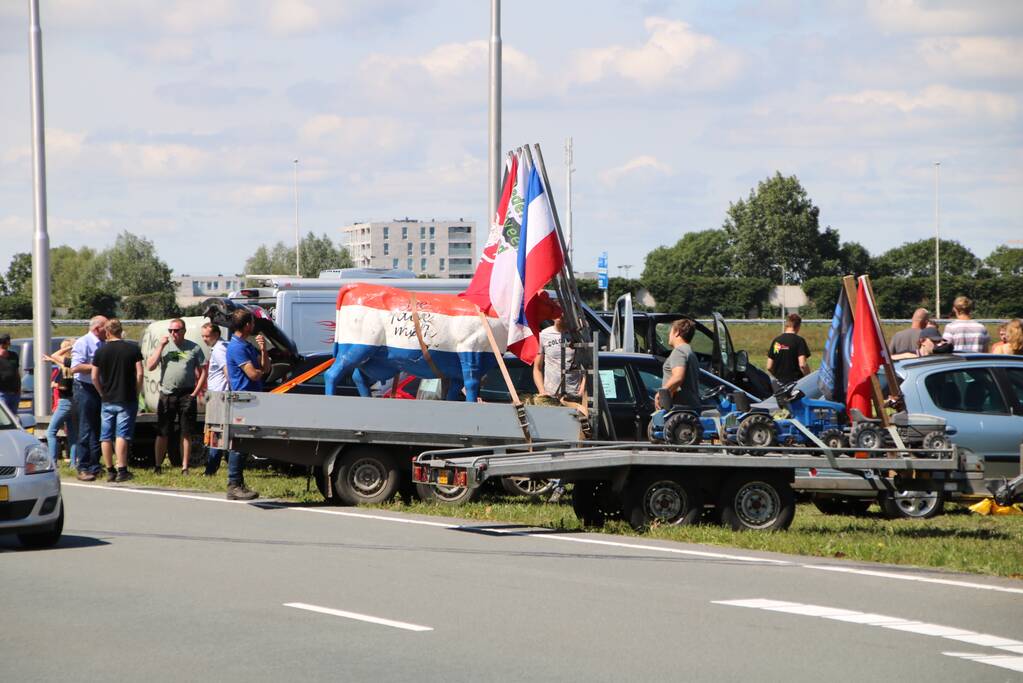 Boeren moeten tractoren thuis laten bij demonstratie RIVM