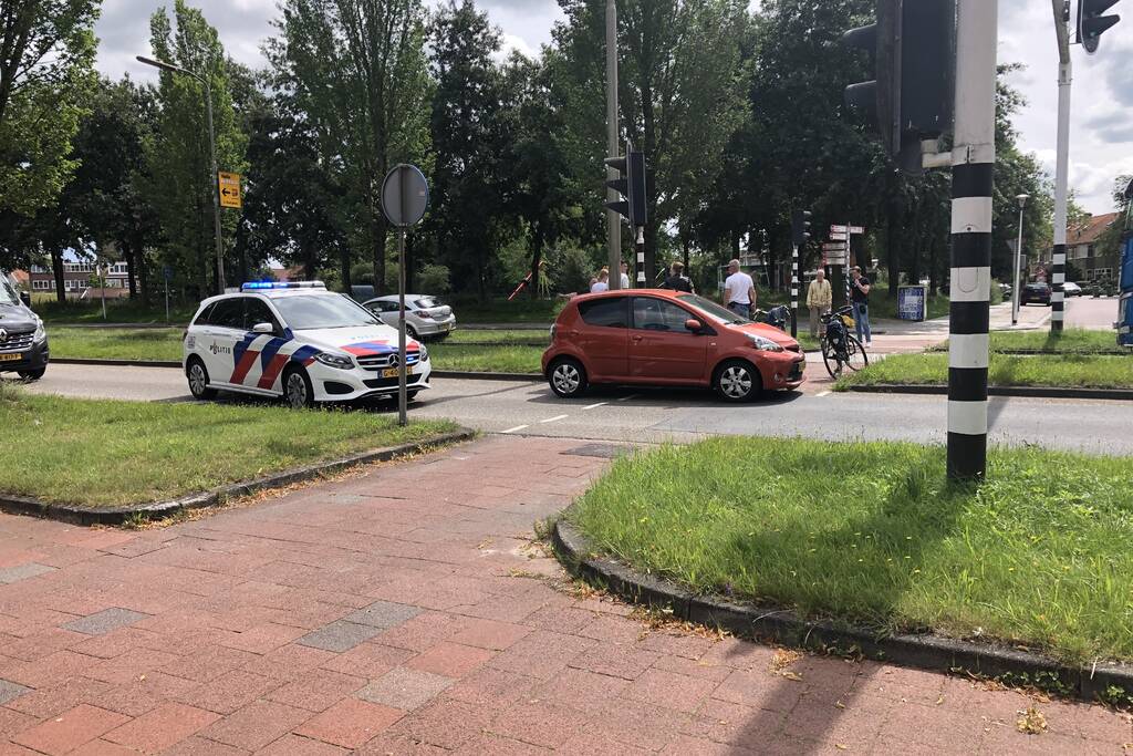 Fietser gewond bij aanrijding met auto
