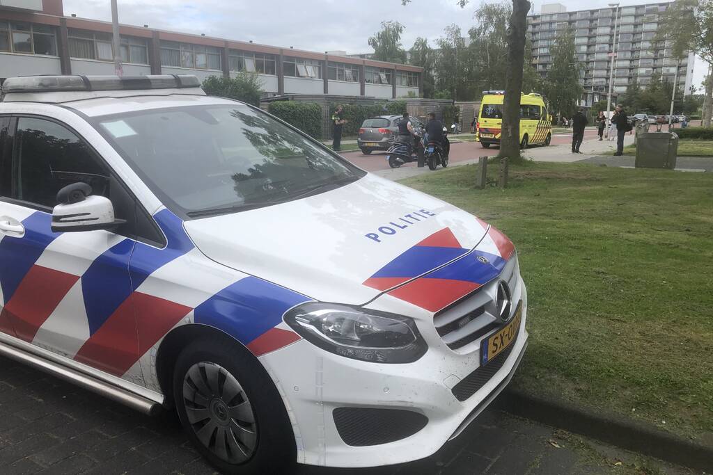Aanrijding tussen fietser en auto