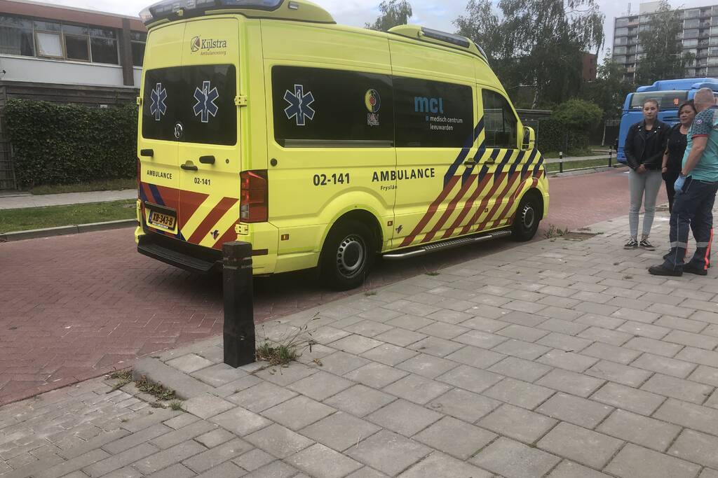Aanrijding tussen fietser en auto