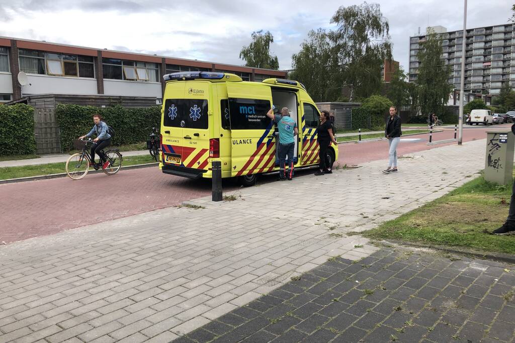 Aanrijding tussen fietser en auto