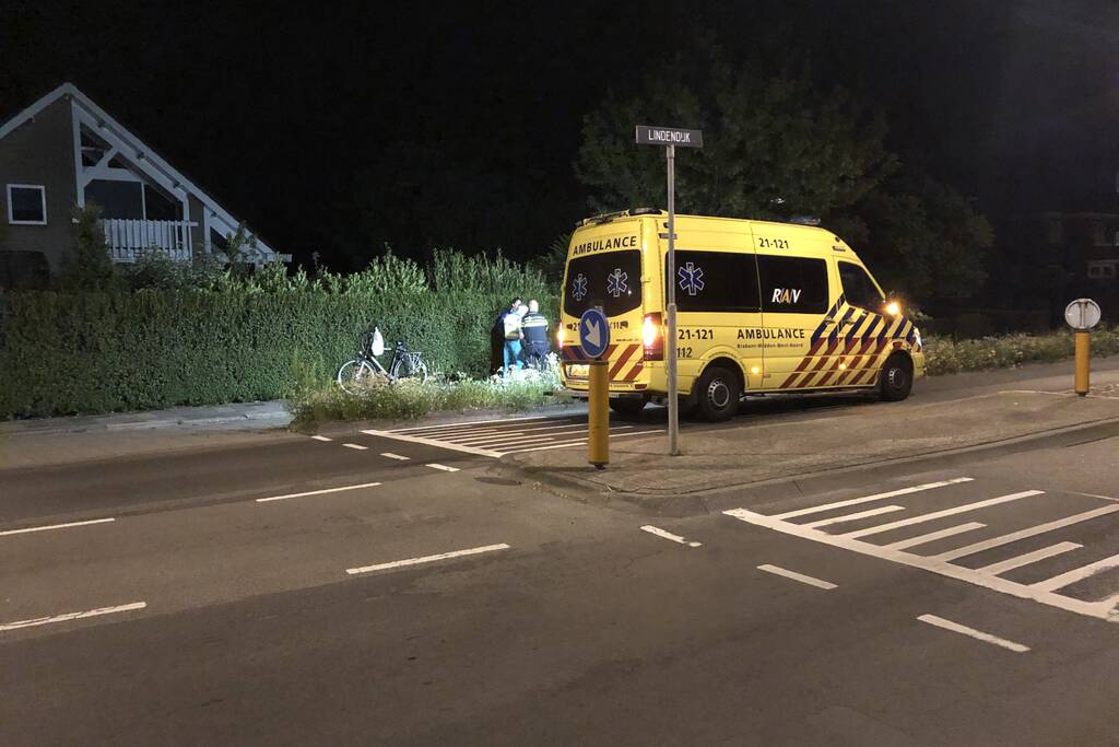 Fietser gewond na val